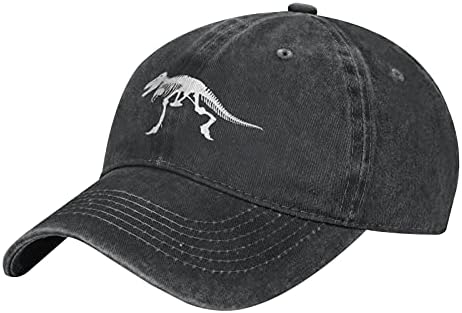 כובע בייסבול דינוזאור של גולגולת בנים כובע בייסבול מתכוונן וינטג 'חמוד לגברים נשים