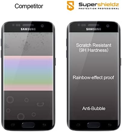 Supershieldz מיועד למגן מסך זכוכית מחוסמת Samsung Galaxy S7, אנטי שריטה, נטול בועה