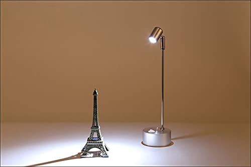 אורות תכשיטים קסדיאן, חלון ראווה מתחת למנורת ארון, מנורת עמוד 3 וואט לד המופעלת באמצעות סוללה, שולחן /