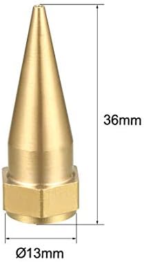 1/8 סנטימטרים גריז הולם סטנדרטי גריז חד סוג זרבובית אבץ מצופה זהב טון 2 יחידות