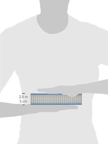 בריידי-216-פק ניתן למקם מחדש ויניל בד, שחור על לבן, מוצק מספרי חוט סמן כרטיס