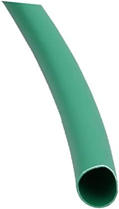 X-DREE 1M 0.2 אינץ 'דיא פוליאולפין פוליולפין מעכב צינור מעכב ירוק לתיקון תיל (Tubo Verde Ignifugo