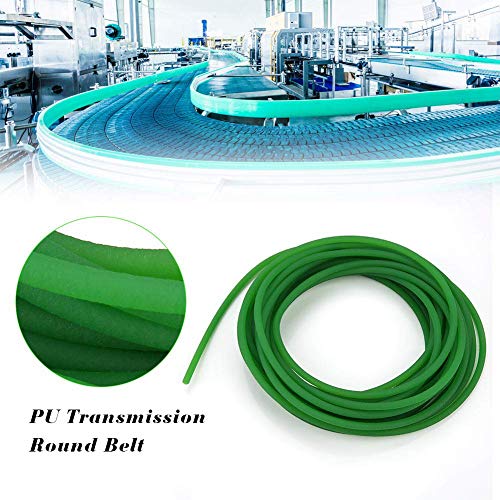 Beduan PU Transmission חגורה עגולה 4 ממ OD 13ft בביצועים גבוהים בביצועים ירוקים עבור מסוע מייבש מכונת