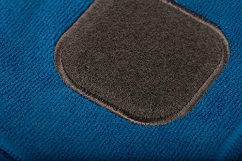 Mukitchen Microfiber Shichloth עם קרצוף מובנה, 12 על 12 אינץ ', ארגמן
