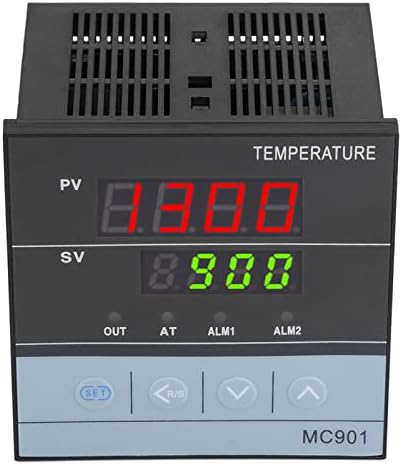בקר טמפרטורה דיגיטלית של FTVogue, MC901 בקר טמפרטורת PID דיגיטלי סוג K סוג PT100 חיישן קלט ממסר