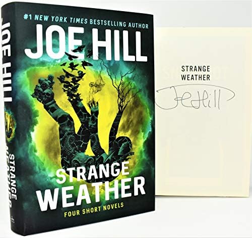 ספר מזג אוויר מוזר חתימה על ידי ג'ו היל
