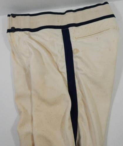 1988 יוסטון אסטרוס ביל דורן 19 משחק משמש למכנסיים לבנים 33-26.5 DP25309 - משחק משומש מכנסי MLB