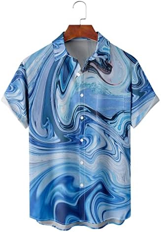 Xxbr 2023 תלת מימד ציור הדפס פרחוני חולצה הוואי גברים נשים פניות צווארון חולצת רחוב וינטג 'לגברים מזדמנים