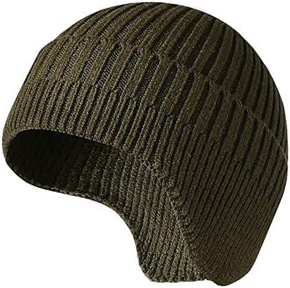 כובעי חורף לגברים רכים חמים יותר סקי כובעי סקי סרוגים כובע שועל כותנה כובע כפית עבה כובע גולגולת סקי שלג