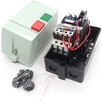 גרוני תלת-פאזי מנוע מגנטי מתנע AC מגע על עומס או חסר כפתור ריבוע מעגל שלב LE1-D12/D18/D25/D32 1 PCS