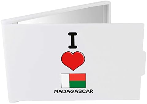 אזידה' אני אוהב מדגסקר ' קומפקטי / נסיעות / כיס איפור מראה