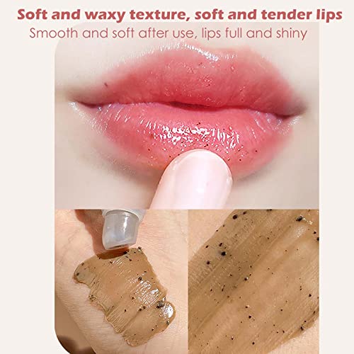 16 מותג שפתון שפתיים לשפשף שפתיים טיפול מרגיע לחות שפתיים מסכת קפה שפתיים לשפשף לחות פילינג צמצום