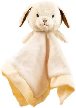 כלבים פשוטים קטיפה קטיפה צעצועים שמיכת אבטחת תינוקות - 6 x 6 גור שמלות אבטחה של בעלי חיים ממולאות לתינוקות