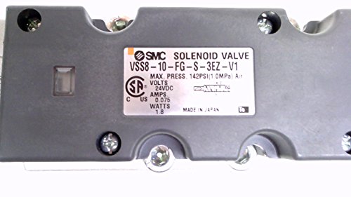 SMC VSS8-10-FG-S-3EZ-V1 שסתום, תוסף ISO, סליל כחול