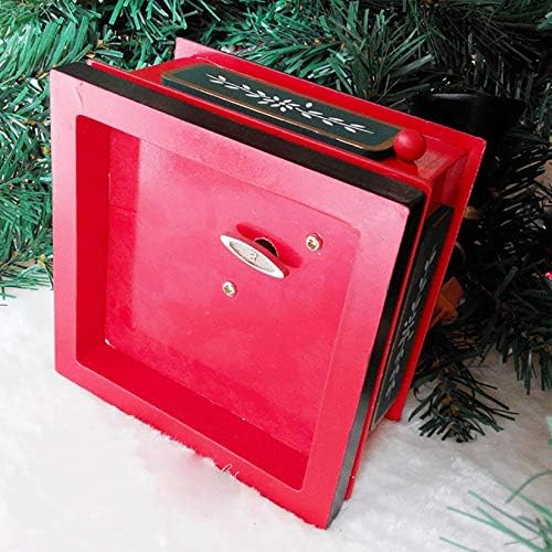 קישוטים לחג המולד של MHYFC קופסא מוסיקה מעץ קופסא קופסא חדר שינה קישוט לקישוט הבית קופסת מוסיקה