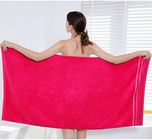 Dsfeoigy צבע רגיל נושאת סאטן ביתי מגבת אמבטיה למבוגרים