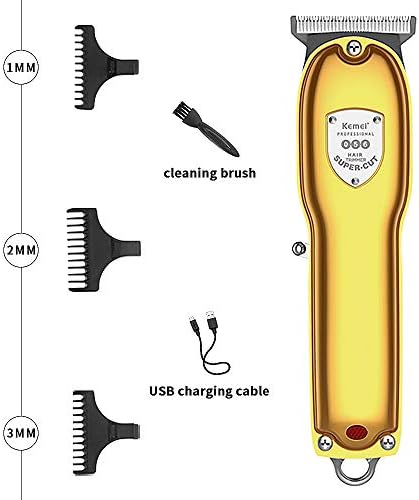 מיני גילוח חשמלי מקצועי זעיר זקן גוזם טיפוח גילוח מכונת עצמי שיער חיתוך תספורת סתגלן חותך זהב