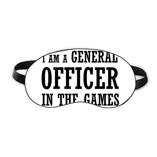 אני קצין כללי במשחקים מגן עין שינה עטיפת צלל עיניים רכה