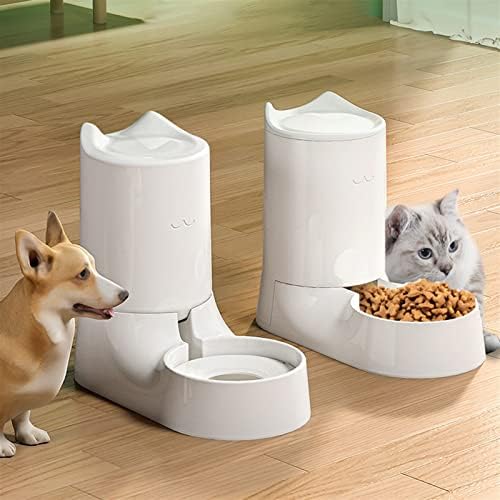 חתול מים מזרקת חתול מזון קערת אוטומטי מזין מתקן מים לחיות מחמד כלב חתול מזון מיכל שתיית העלה סטנד צלחת קערה לחיות