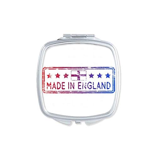 תוצרת בריטניה אנגליה ציון דרך דגל דפוס מראה נייד קומפקטי כיס איפור דו צדדי זכוכית