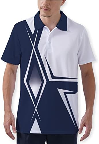נידולו גולף חולצות לגברים מצחיק פולו חולצה נדנדה מטורף גולגולת פולו פטריוטית אמריקאי דגל חולצה