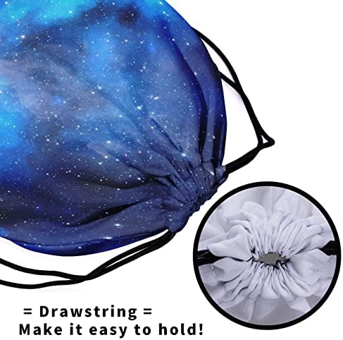 תיקי אחיזת גלקסי כחולים התעמלות - תיק אחיזה בחלל החיצוני להתעמלות כוכבי גלקסי תיק התעמלות כוכב Trippy ערפילית