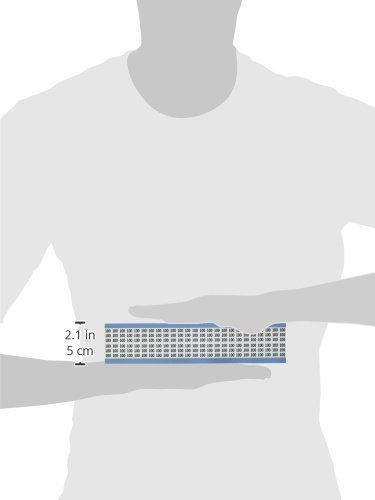 בריידי טום-100-פק פרופיל נמוך מבריק ויניל מצופה פוליאסטר, שחור על לבן, מוצק מספרי חוט סמן כרטיס