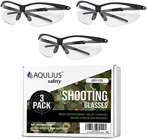 אקוליוס 3 יחידות ירי משקפיים - בטיחות משקפיים-עין הגנה עבור ירי טווח, טקטי ירי משקפי