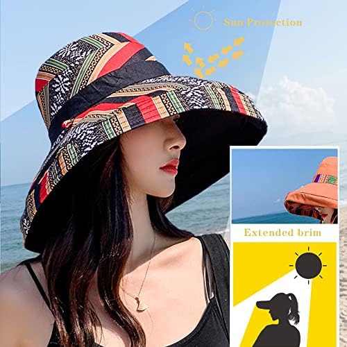 כובעי שמש לנשים חוף קיץ חוף UV הגנה