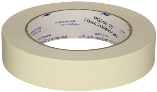 IPG PG500 קלטת מיסוך נייר בדרגה, 12 ממ x 54.8 מ ', שיזוף,