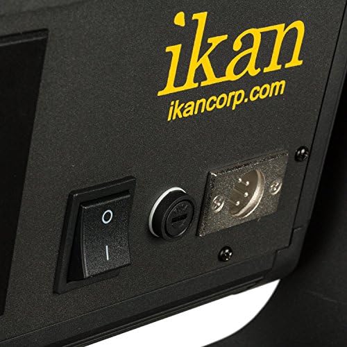 IKAN ID1000-PLUS-2PT-Kit עם אורות 2 x ID1000-V2, עול ופלטת הרכבה AB, שחור
