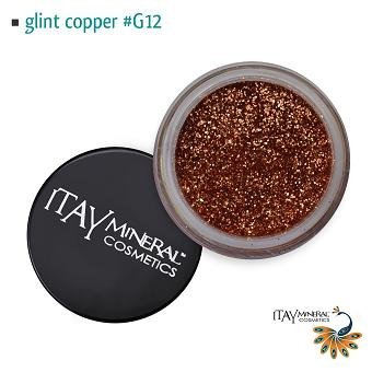 Itay Beauty Mineral Mineral Face and Body Glitter Color Glint Copper G12