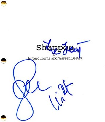 וורן ביטי, גולדי הון, לי גרנט חתימה חתומה על חתימה - שמפו תסריט קולנוע מלא - ג'ולי כריסטי, קארי