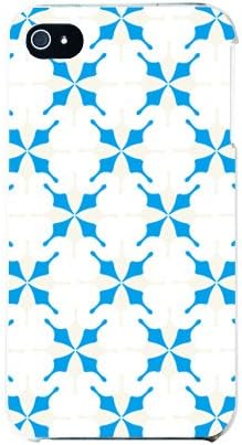 עור שני Mhak שמש לבן x כחול / עבור iPhone 4S / SoftBank SAPI4S-PCCL-298-Y379