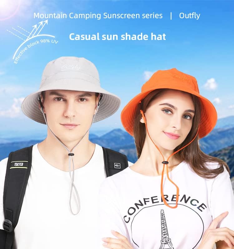 כובעי דלי יבש מהיר לקיץ לגברים ונשים UPF50+ כובע שמש חיצוני הגנה על חוף חוף