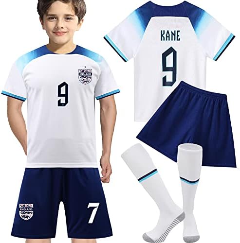 Casmyd Kids England Soccer Jersey+מכנסיים קצרים 2022 GUP