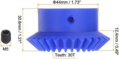 הרפינגטון 2.0 מודולוס 30 שיניים 22 ממ פנימי חור פלסטיק מחודד פוע הילוך עם חור מנעול