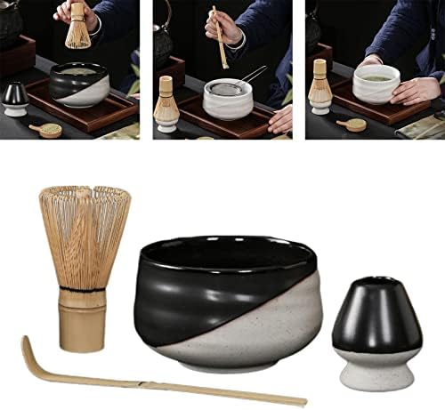 גנרי 4 חבילות שידוך הגדרת תה טקס תה הכנת תה כלים Matcha Whisk Stand Stand Tea Art כלים כלים
