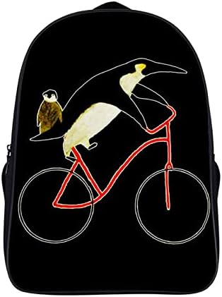 רכיבה על אופניים פינגווינים כבד החובה תרמיל תיק של תרמיל ספורט נסיעות תיק עם תא 16 אינץ