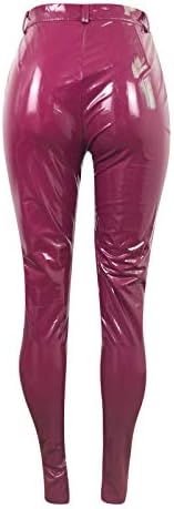 חותלות לנשים מכנסיים באורך מלא! LTN425 חותלות מבריקה לנשים מכנסי יוגה הדפסים פרפרים בתוספת גודל מזדמן גבוה