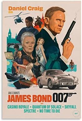 Loebke James Bond 007 קזינו רויאל סרט עטיפת סרט פוסטר מגניב פוסטר דקורטיבי ציור דקורטיבי כרזות קיר קיר ואמנות