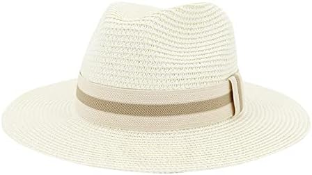 כובעי קש רחב של נשים רחבים אביב וקיץ כובע שמש טרי קטן חוף הים כובע חוף מתקפל לנשים כובע