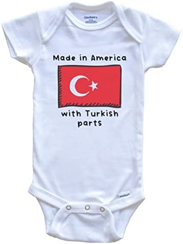 מיוצר באמריקה עם חלקים טורקיים דגל טורקיה דגל חתיכה אחת