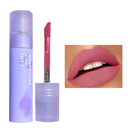 מתנה עבור בנות יומי מוצרי קוסמטיקה שפתון עם שפתיים איפור קטיפה לאורך זמן גבוהה פיגמנט עירום עמיד