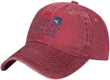 קייס ווסטרן רזרב לוגו לוגו כובע כובע בייסבול כותנה כותנה כותנה כותנה, אופנתית לאישה גבר
