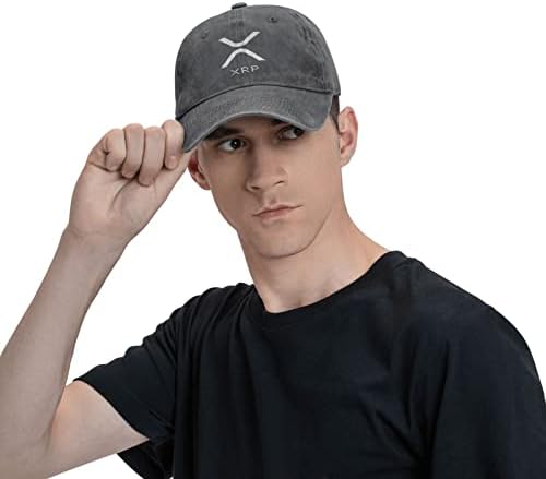 DENOU XRP Ripple CAP CAP של גבר כובע הכובע של SNAPBACK כובעי גולף מתכווננים הניתנים לכביסה