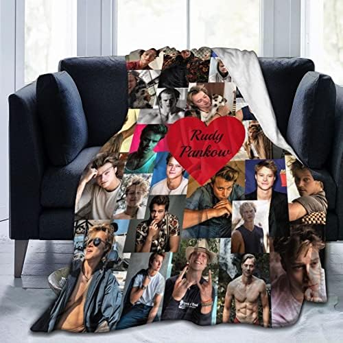 Rudy + Pankow Super Soft שמיכה, חידוש אופנה קל משקל זורק שמיכות תלת מימד חמות מודפסות כל מתנות