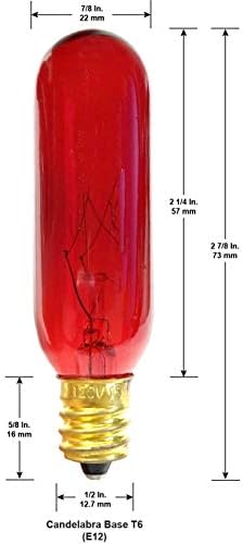 לאומי ארטקראפט שקוף אדום צינורי אור הנורה הוא 15 ואט