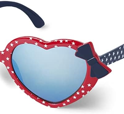 משקפי שמש של ג ' ימבורי בנות ופעוטות, לב פולקה דוט, 2 ט-5 ט לנו