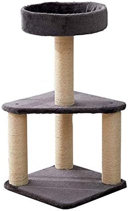 טונפופ חתולים עץ מגדל חתול קטן קן קן חתול עץ משולב משולב התקנה פשוט